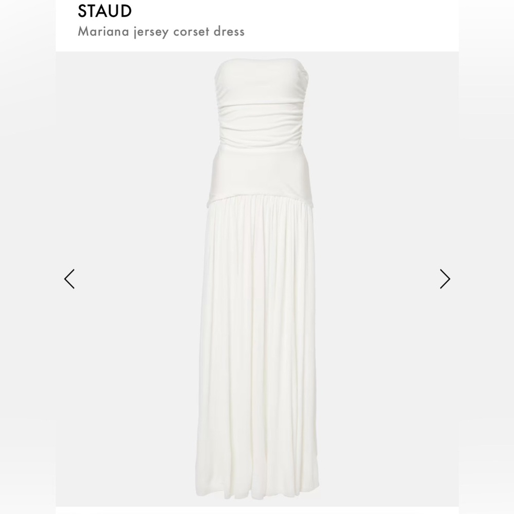 STAUD White Dress
